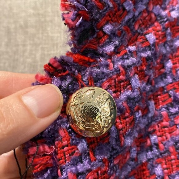 Talbots Tweed Plaid Jacket Size 22W - Picture 11 of 16